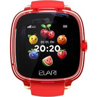 Детские умные часы Elari KidPhone Fresh 4G (красный)