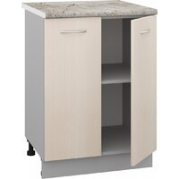 Шкаф напольный Кортекс-мебель Корнелия Лира НШ60р (венге светлый/марсель)