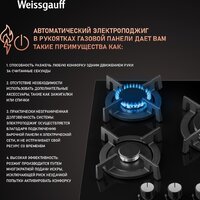 Варочная панель Weissgauff HG 430 BGV
