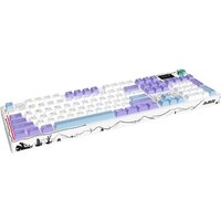 Клавиатура Ajazz AK35I V4 (фиолетовый/белый/синий, Ajazz Avocado)