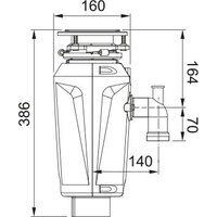 Измельчитель пищевых отходов Franke Slim 100 134.0715.095