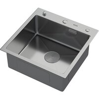 Кухонная мойка ARFEKA Eco AR 500*500 POP-UP SATIN