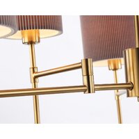 Подвесная люстра Ambrella light LH72381/6 BS/GR (латунь/серый)