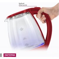 Электрический чайник Мастерица EK-1801G (красный)