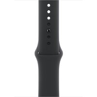 Умные часы Apple Watch Series 11 46 мм (алюминиевый корпус, космический серый/черный, спортивный силиконовый ремешок S/M)