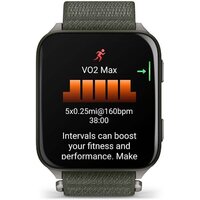 Умные часы Garmin Venu X1 (титановый/зеленый)