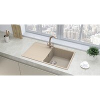 Кухонная мойка Ulgran Quartz Prima 850 (уголь)