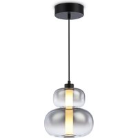 Подвесная люстра Ambrella light LH11052 BK/SM (черный/дымчатый)