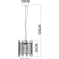 Подвесная люстра Arte Lamp Alruba A1043SP-1BK