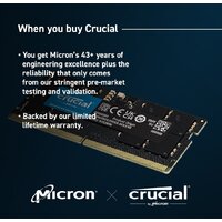 Оперативная память Crucial 32ГБ DDR5 SODIMM 5600 МГц CT32G56C46S5