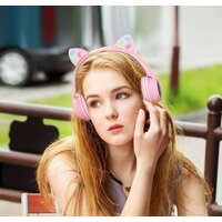 Наушники Hoco W27 (розовый)