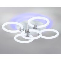 Припотолочная люстра Ambrella light Acrylica FA3841/4+1 WH (белый)