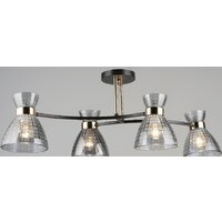 Люстра средней высоты Mirastyle SX-N-5686/4 COFFEE+FGD