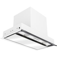 Кухонная вытяжка Elikor Sense Glass 60П-1000 229362 (белый/белое стекло)
