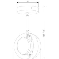 Подвесная люстра Elektrostandard DLN050