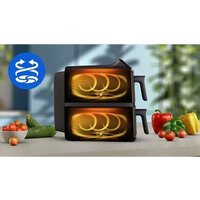 Аэрогриль (аэрофритюрница) Philips Ovi Stacked Dual Basket NA462/70