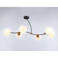 Люстра средней высоты Ambrella light Traditional TR2555/6 BK/SB