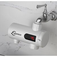 Проточный электрический водонагреватель на кран Saniteco WM-004 (белый)