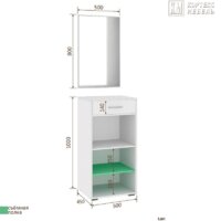 Стенка Кортекс-мебель Лара СП4 (белый)