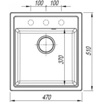 Кухонная мойка ARFEKA Dalago 47 Wet Graphite