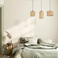 Подвесная люстра TK Lighting Juta 4954 (бежевый)