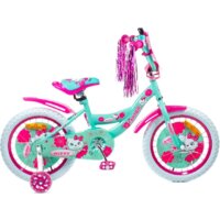 Детский велосипед Favorit Kitty 16 KIT-16GN (розовый/бирюзовый)