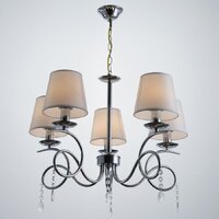 Подвесная люстра BayerLux Муза 9408343 (хром)