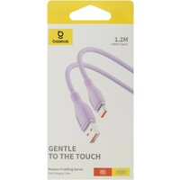 Кабель Baseus Pudding Series Fast Charging Cable 100W USB Type-A - USB Type-C (1.2 м, фиолетовый)