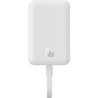 Внешний аккумулятор Baseus Magnetic Fast Charge Power Bank Type-C Edition 30W 10000mAh (белый)