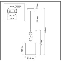 Подвесная люстра Odeon Light Pollen 5424/1