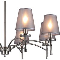 Подвесная люстра Escada Faith 694/8PL E14*40W Nickel