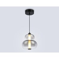 Подвесная люстра Ambrella light LH11052 BK/SM (черный/дымчатый)