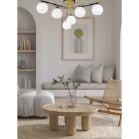 Люстра средней высоты Aitin Pro НПБ 02-6x40-101 51057/6 (черный/золото)
