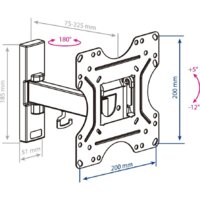 Кронштейн для телевизора Kromax Optima 213 (черный)