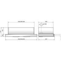 Кухонная вытяжка Elikor Интегра Glass 60П-400-В2Л (белый/белое стекло) (144567)
