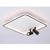 Припотолочная люстра Ambrella light Comfort FL5115/1+2 WH/BK (белый/черный)