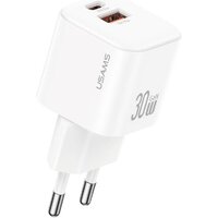 Сетевое зарядное Usams CC263 30W GaN (белый)