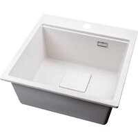 Кухонная мойка Marblan Comfort 50 (бежевый, с сифоном)