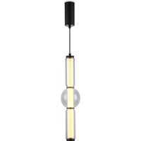 Подвесная люстра Ambrella light LH11023 BK/SM (черный/дымчатый)