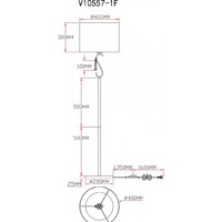 Торшер Moderli Caramel V10557-1F
