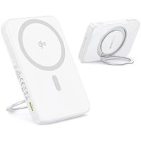 Внешний аккумулятор Baseus PicoGo Qi2 Magnetic Power Bank 5000mAh 20W (белый)