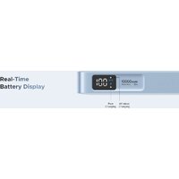 Внешний аккумулятор Ugreen MagFlow PB773 10000mAh (голубой)