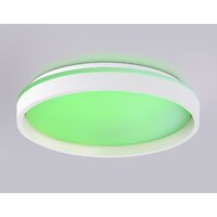 Припотолочная люстра Ambrella light Orbital FZ607 WH/GD (белый/золото)