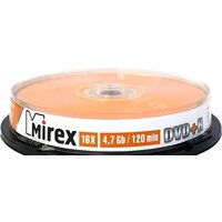DVD+R диск Mirex 4.7Gb 16x UL130013A1L (10 шт.)