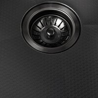 Кухонная мойка ARFEKA ECO AR мойка 500*500, коландер F, дозатор BLACK DECOR