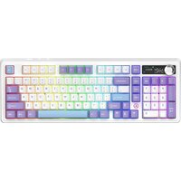 Клавиатура Ajazz AK980 V2 (фиолетовый/белый/синий, Ajazz Gift)