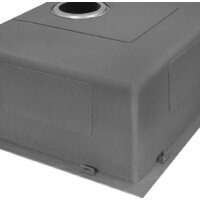 Кухонная мойка ARFEKA ECO AR 450*450 BLACK PVD NANO DECOR (настольная)