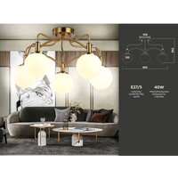 Люстра средней высоты Ambrella light TR TR3212