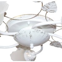 Припотолочная люстра Элетех Глория 151 НПБ 01-5х60-102 Е14 1005402939 (белый/золото)