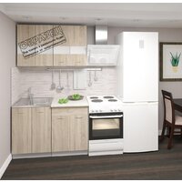 Готовая кухня Кортекс-мебель Корнелия Экстра 1.2м (дуб сонома/мадрид)